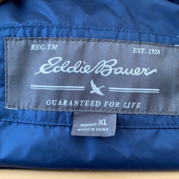 Blue Eddie Bauer Down Jacket - Picture 6 of 9